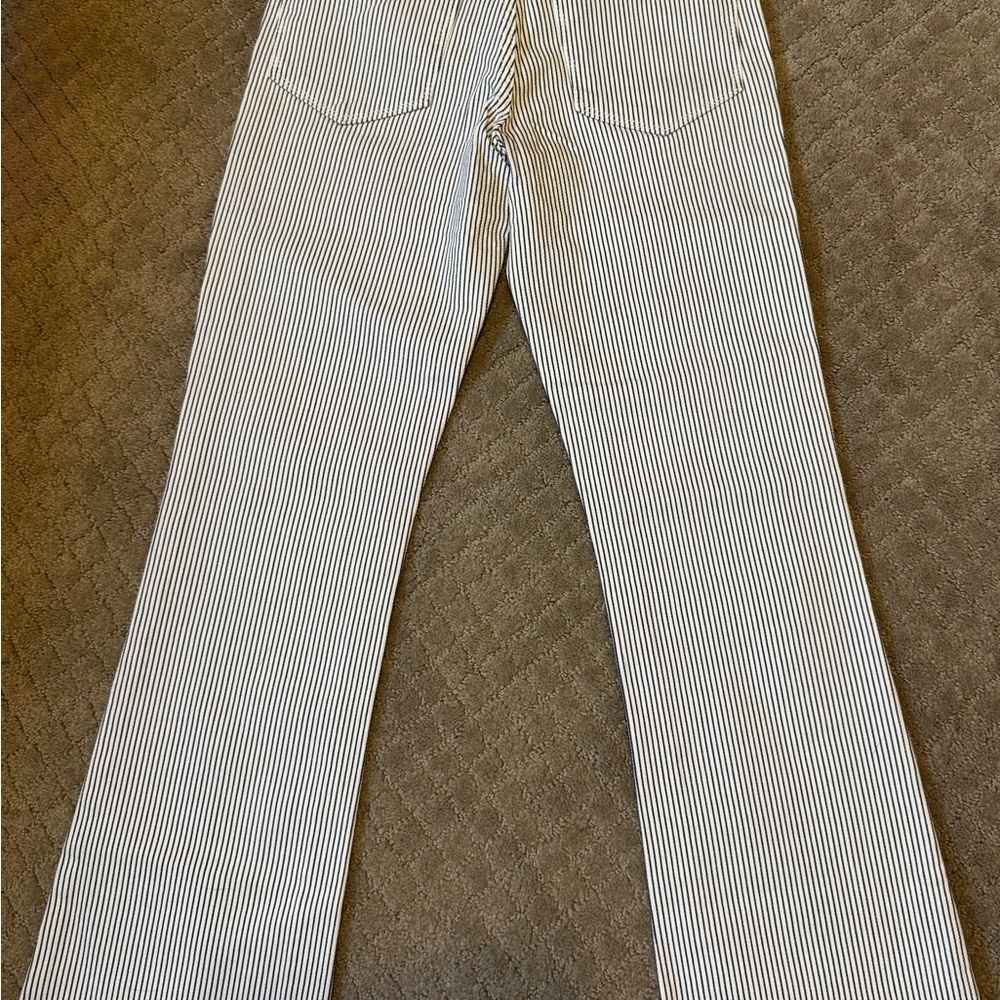 NWT Just black denim striped cropped jean - Picture 7 of 9